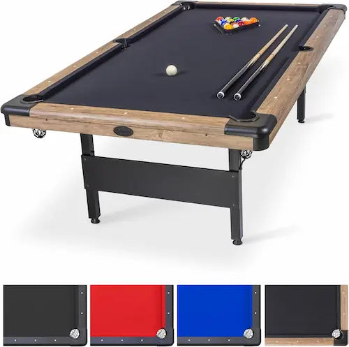 Portable Foldable Pool Table (6ft / 7ft / 8ft) – Complete Game Set