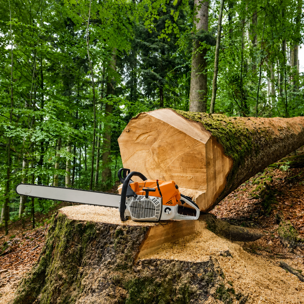 Professional Gas Chainsaw – High Power, Fast Cutting & Built for Tough Jobs